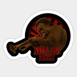 Retro Vintage Classic Miles Davis Sticker